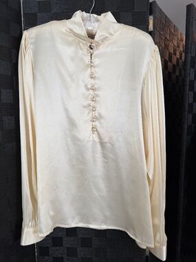 Paul & Joe Evelina Blouse Ivory Size 4.